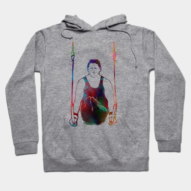 Gymnastics #gymnastics #sport Hoodie by JBJart